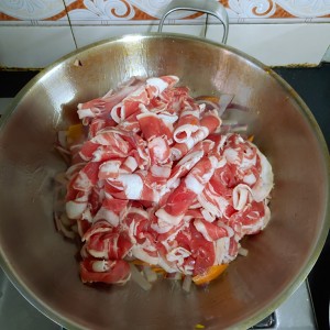 Onion fries hotpot to coil / the practice measure of fat cattle 2