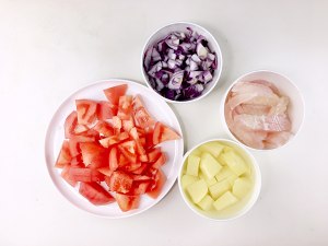 The practice measure of delicacy of sheep of tomato potato fish 2