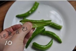 The practice measure of willow of green pepper ox 10