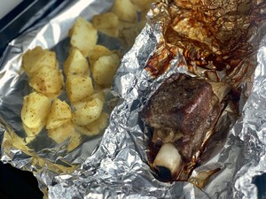 Low temperature of edition of simple and easy oven bakes the dawdler that does not firing slow bovine costal region is discharged (0 failure) practice measure 3