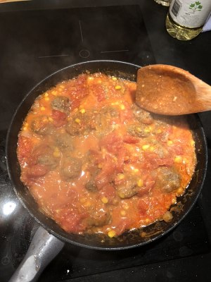The practice measure of tomato beef bolus 8