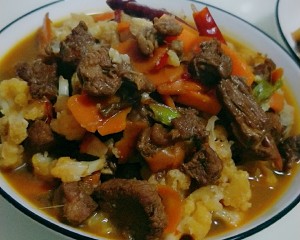 Explode the practice measure that fries beef ~ to stew beef ~ 6