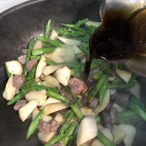 The practice measure of bead of beef of asparagus of apricot Bao stay of proceedings 5