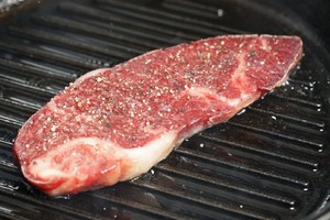 The practice measure of beefsteak of olive oil decoct 6