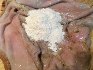 The practice measure of soup of ovine abdomen vegetable 4