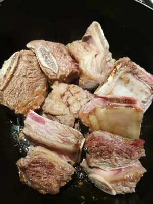 Han Shi stews bovine rib (Galbi Jjim) practice measure 4