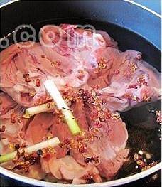 The practice measure of heart of hot sheep of hemp of cold and dressed with sause 3