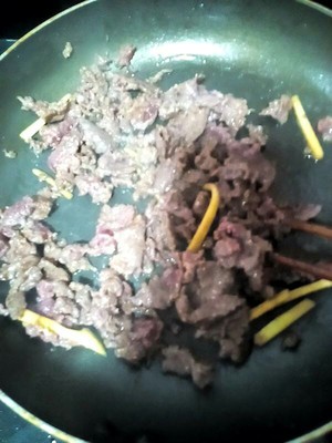 The practice measure that green pepper fries beef 4