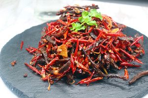 The practice move that does not want to eat onefold bittern beef to be able to try beef of bittern of dry stir-fry before stewing 7