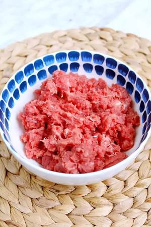 The practice measure of sauce of sweet hot beef 1