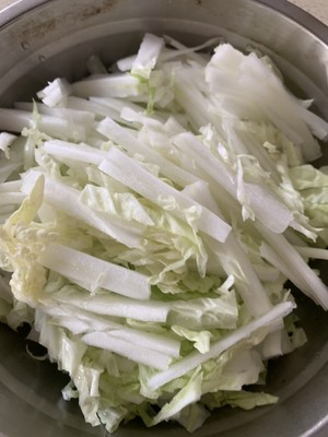 The practice measure of the ovine abdomen Chinese cabbage of dish of Tiger mammy the daily life of a family 8
