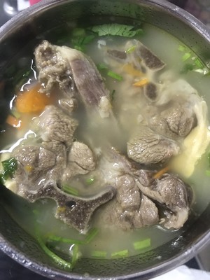 The practice measure of neck of sheep of base of wood of Xinjiang of boiled in clear soup 7