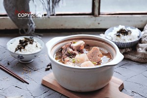 The practice measure of soup of turnip sheep bone 11