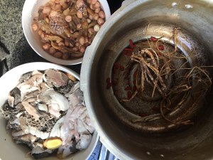 The practice measure of soup of abdomen of Qiu Dongzi filling sheep 5