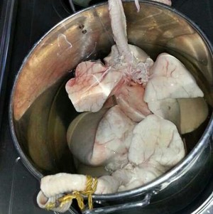 The practice measure of Ningxia sheep chipped cooked entrails of sheep or oxen 2