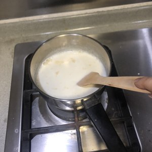 The practice measure of milk mango flummery 3