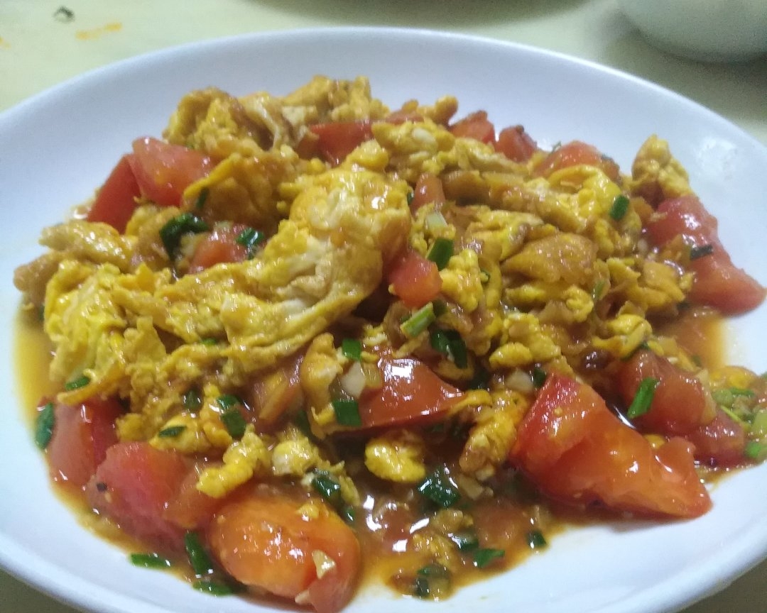 
The practice that tomato scrambles egg, how to do delicious