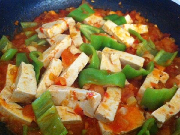 トマト炒め、豆腐の練習、美味しい作り方