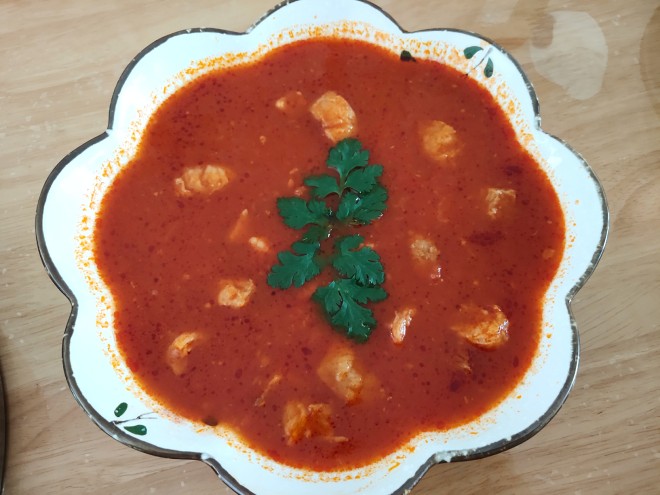 
The practice of the tomato sirlon soup of 0 difficulty