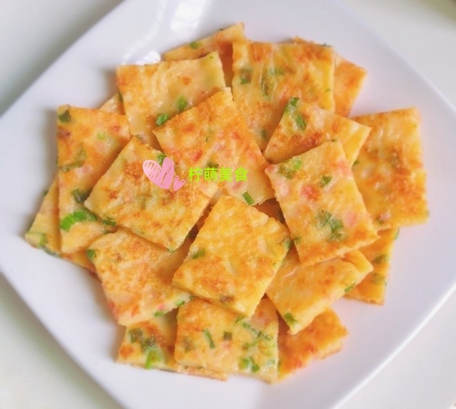 
The practice of tomato egg cake, how to do delicious