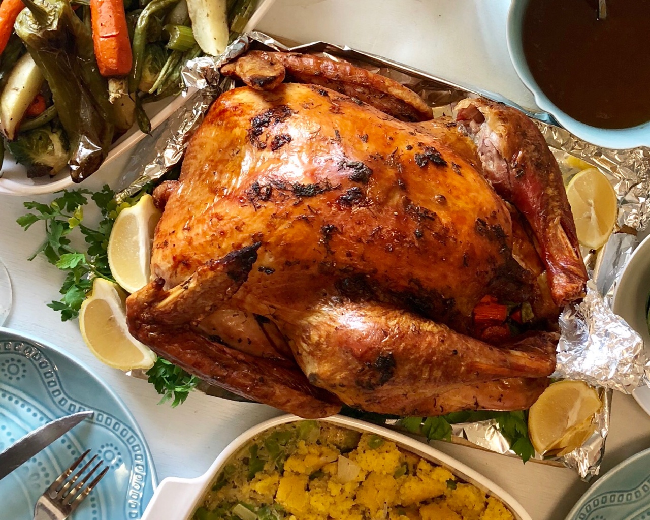 
The practice of turkey of thanksgiving foundation money, how to do delicious