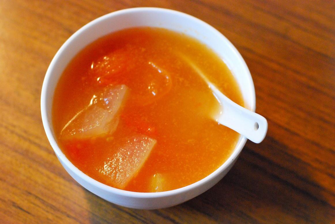 
The practice of soup of tomato wax gourd, how is soup of tomato wax gourd done delicious