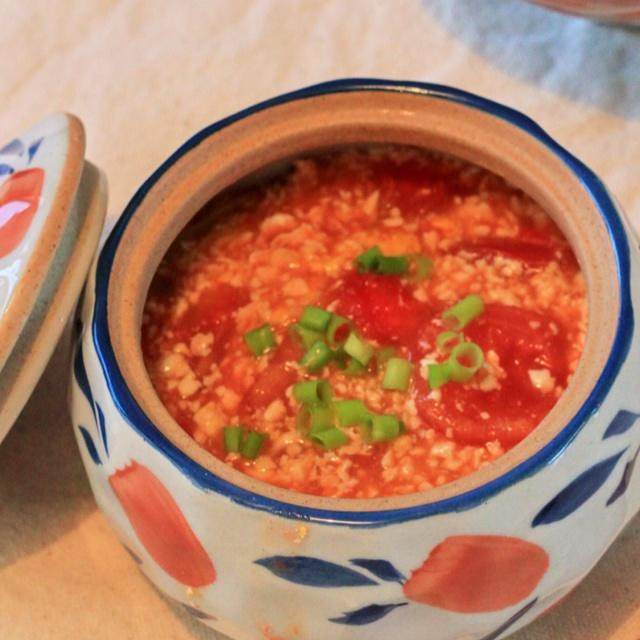 トマト豆腐の濃厚スープのおいしい版の実践