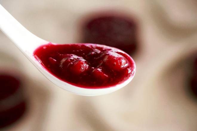 
The tendril of whole fruit jumps over berry sauce (thanksgiving turkey matchs sauce & to spit department to wipe sauce general) practice