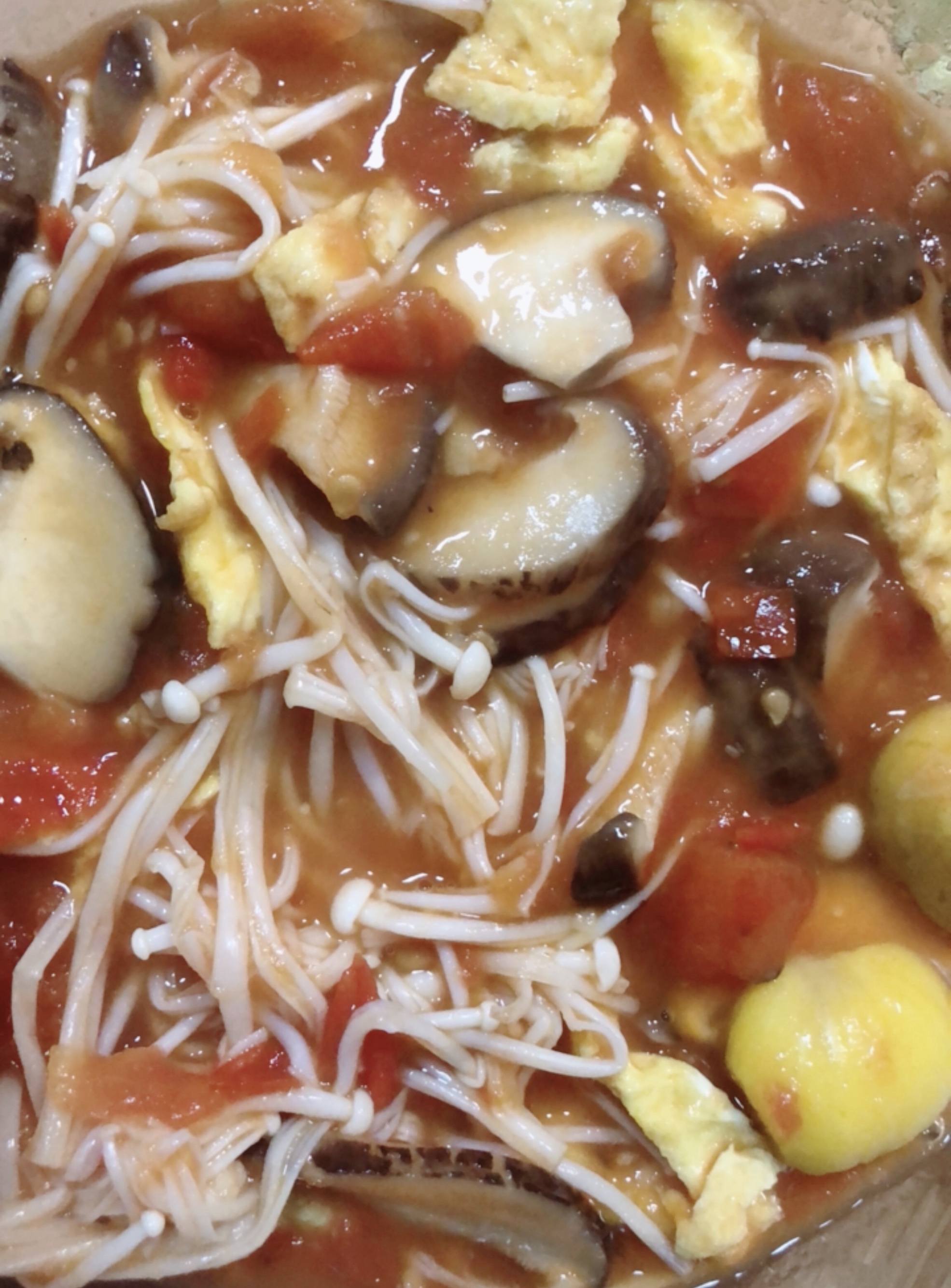 
The practice of soup of tomato bacterium mushroom, how is soup of tomato bacterium mushroom done delicious