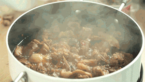 Child the practice measure of ginger stew duck 6