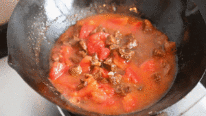 Wintry day bubbles bubble boiling [tomato sirlon Bao] practice measure 8
