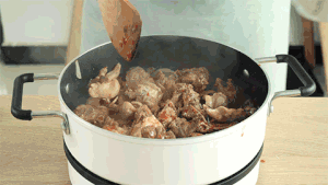 Child the practice measure of ginger stew duck 5