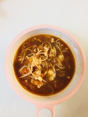 Small noodle of tomato bright shrimp (darling edition) practice measure 11