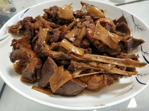 Acerbity child the practice measure of ginger stew duck 4