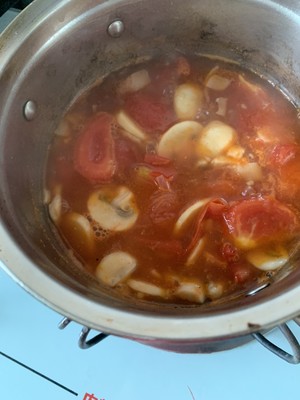 The practice measure of tomato macaroni 3