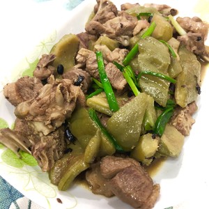 Duck of balsam pear stew (E god is recommended) practice measure 8