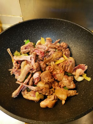 The practice measure of duck of purple perilla stew 6