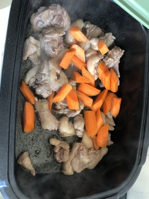 The practice measure of carrot stew duck 7