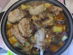 The practice step that achieves duck of eggplant of braise in soy sauce oneself 24