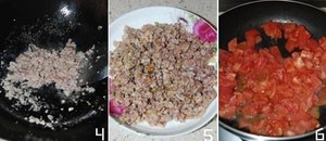 The practice measure of tomato meat sauce 3