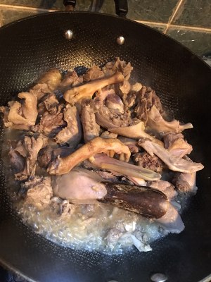 The practice measure of ham of abdomen of beautiful duck pig 6