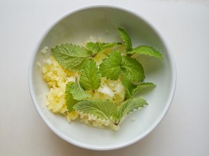 The practice measure of duck of mint of sweet stir-fry before stewing 13