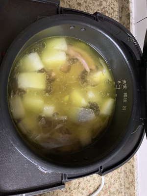 Wax gourd duck piece the practice measure of soup 3
