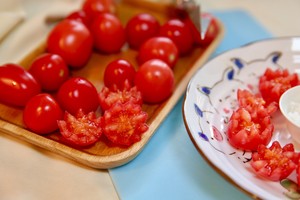 Tomato small flower (candy mixes tomato) practice measure 6