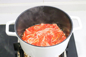 The practice measure of soup of New Year cake of tomato bacterium stay of proceedings 4