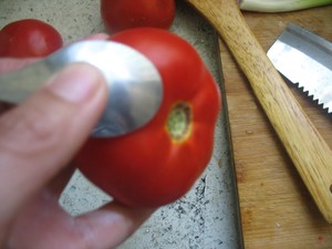 The practice measure of tomato shrimp 5