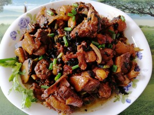Guangdong edition: Duck of purple perilla stew, the practice measure of super go with rice 5