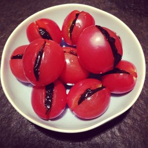 The practice measure of tomato smoked plum 1