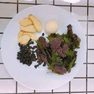 The practice measure of duck of stew of exclusive purple perilla 2