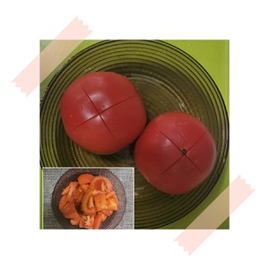 The practice measure of soup of sirlon of tomato Chinese flowering quince 3